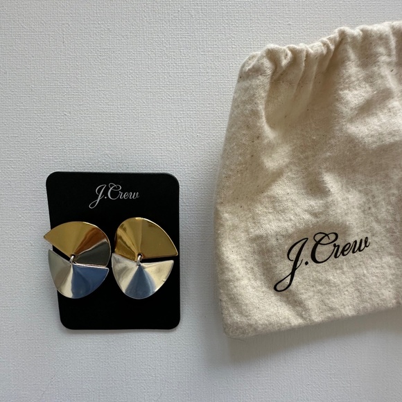 J Crew Two tone earrings - Picture 1 of 6